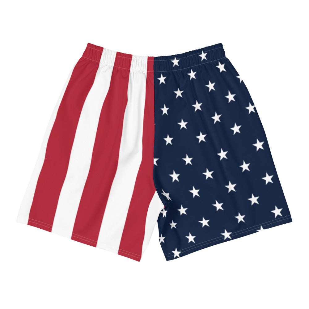 American Flag Men's Athletic Shorts - Liberty Maniacs