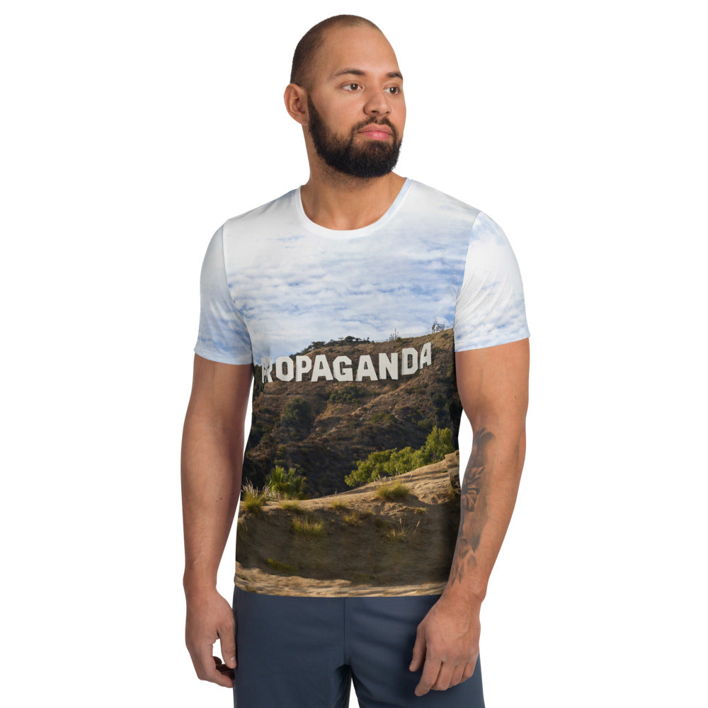 Hollywood Propaganda Short Sleeve Men&#39;s Athletic Tee