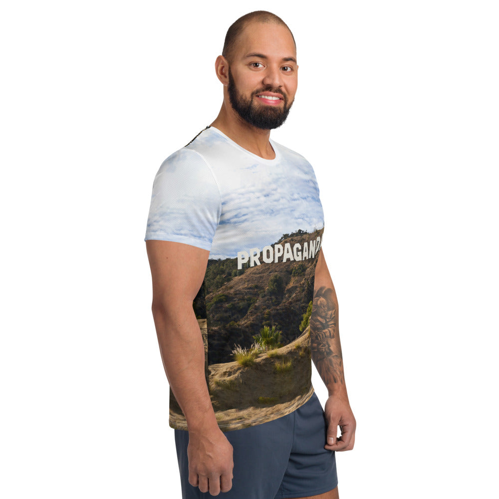 Hollywood Propaganda Short Sleeve Men&#39;s Athletic Tee