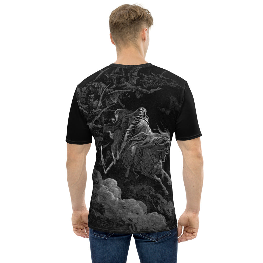Pale Horse Men&#39;s Large Print Graphic T-shirt
