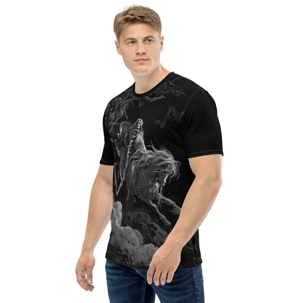 Pale Horse Men's Large Print Graphic T-shirt