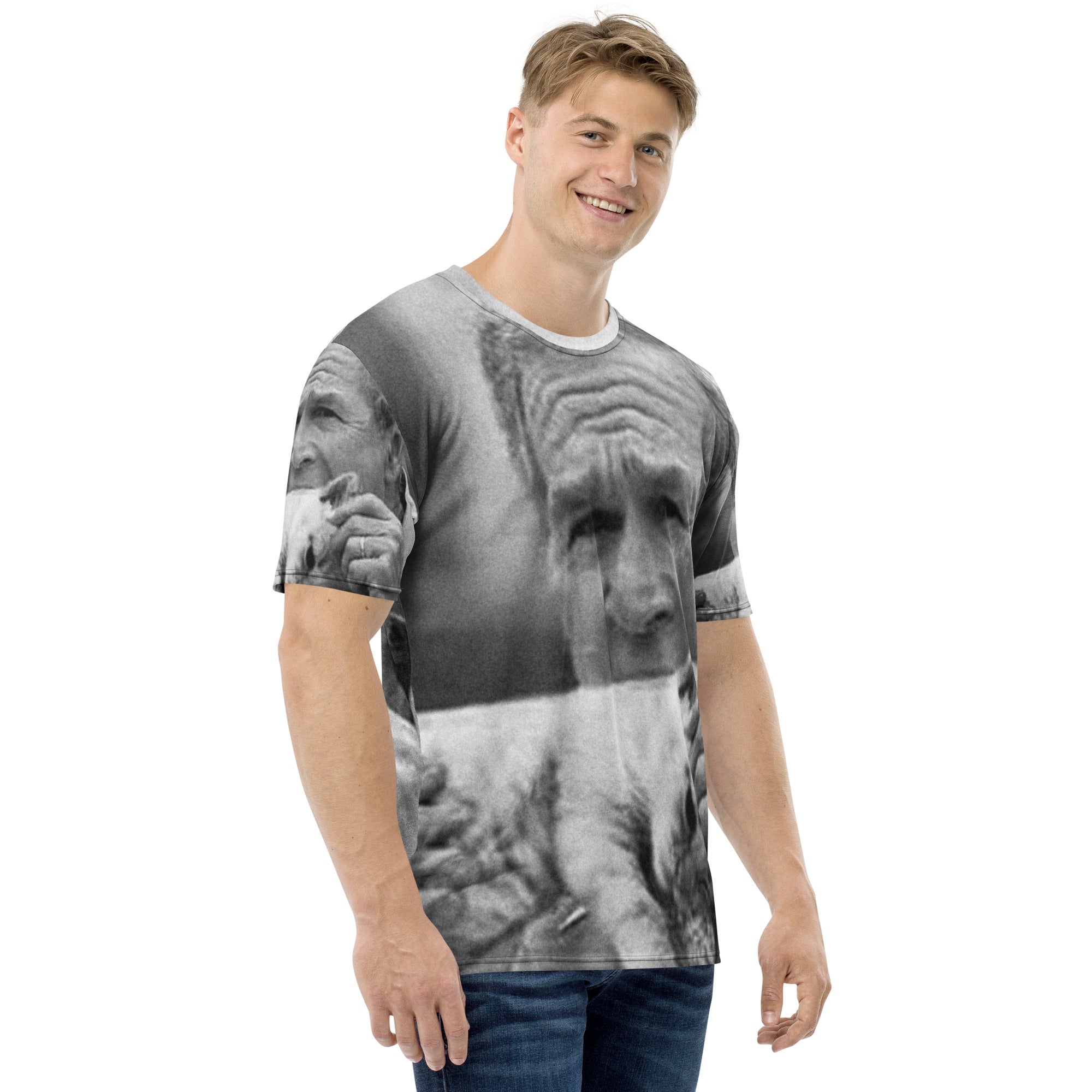 George Bush Eating Pussy All-Over Print T-Shirt