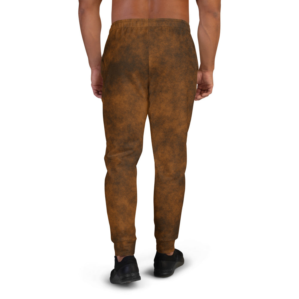 Going Medieval On Your Ass Men's Faux Deep Leather Joggers