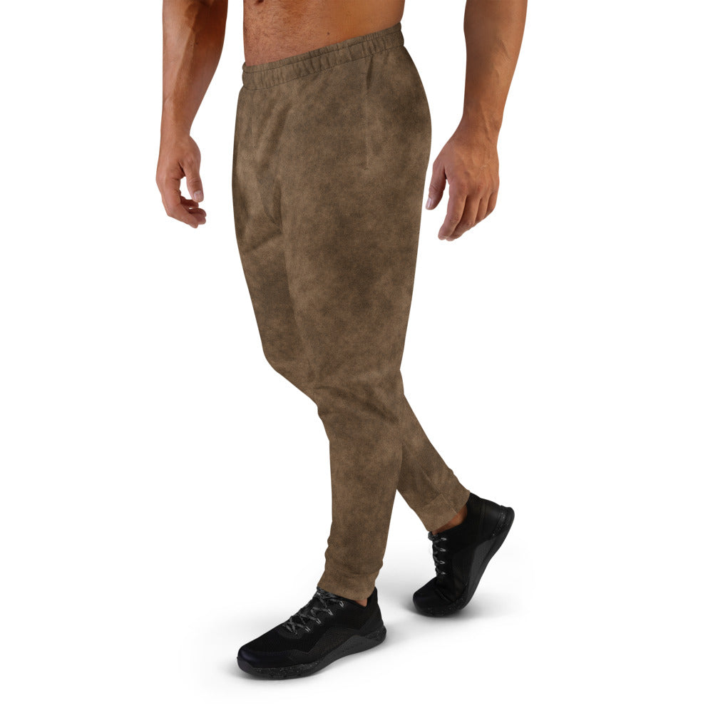 Suede best sale joggers mens