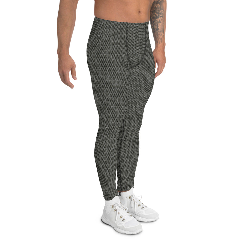 Chainmail Pattern Liberty Maniacs Jarlguard Men's Leggings