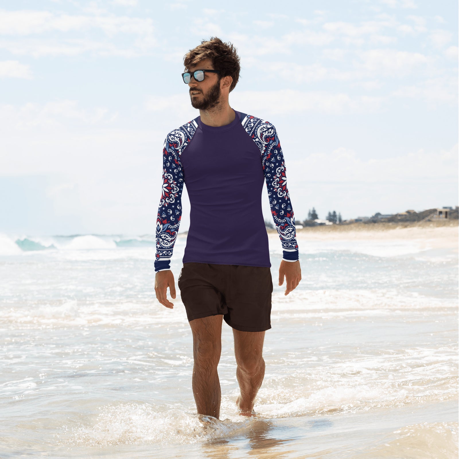 Burrito Bandito Supremo Gringo Americana Men's Rash Guard