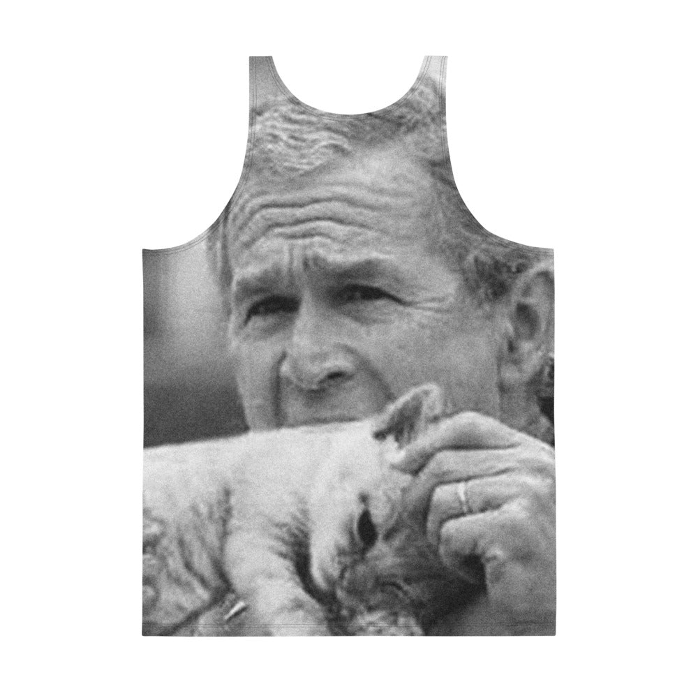 George Bush Nom Nom Kitty Unisex Classic Fit Tank Top
