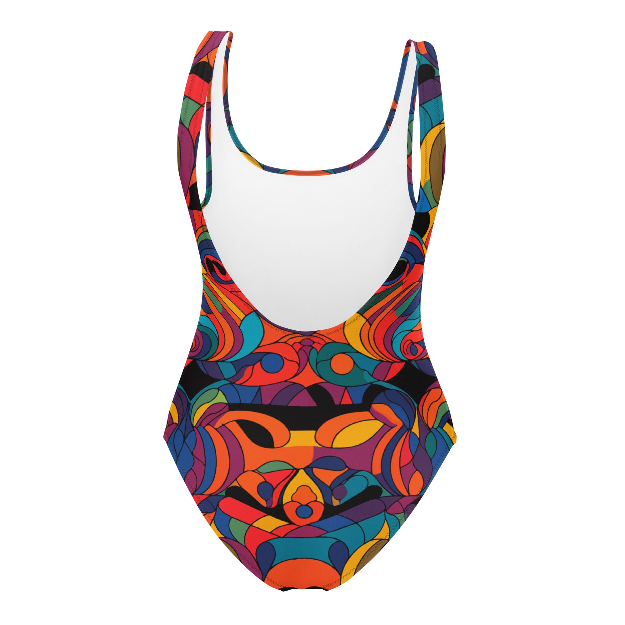 Kaleidoscopic One-Piece Swimsuit