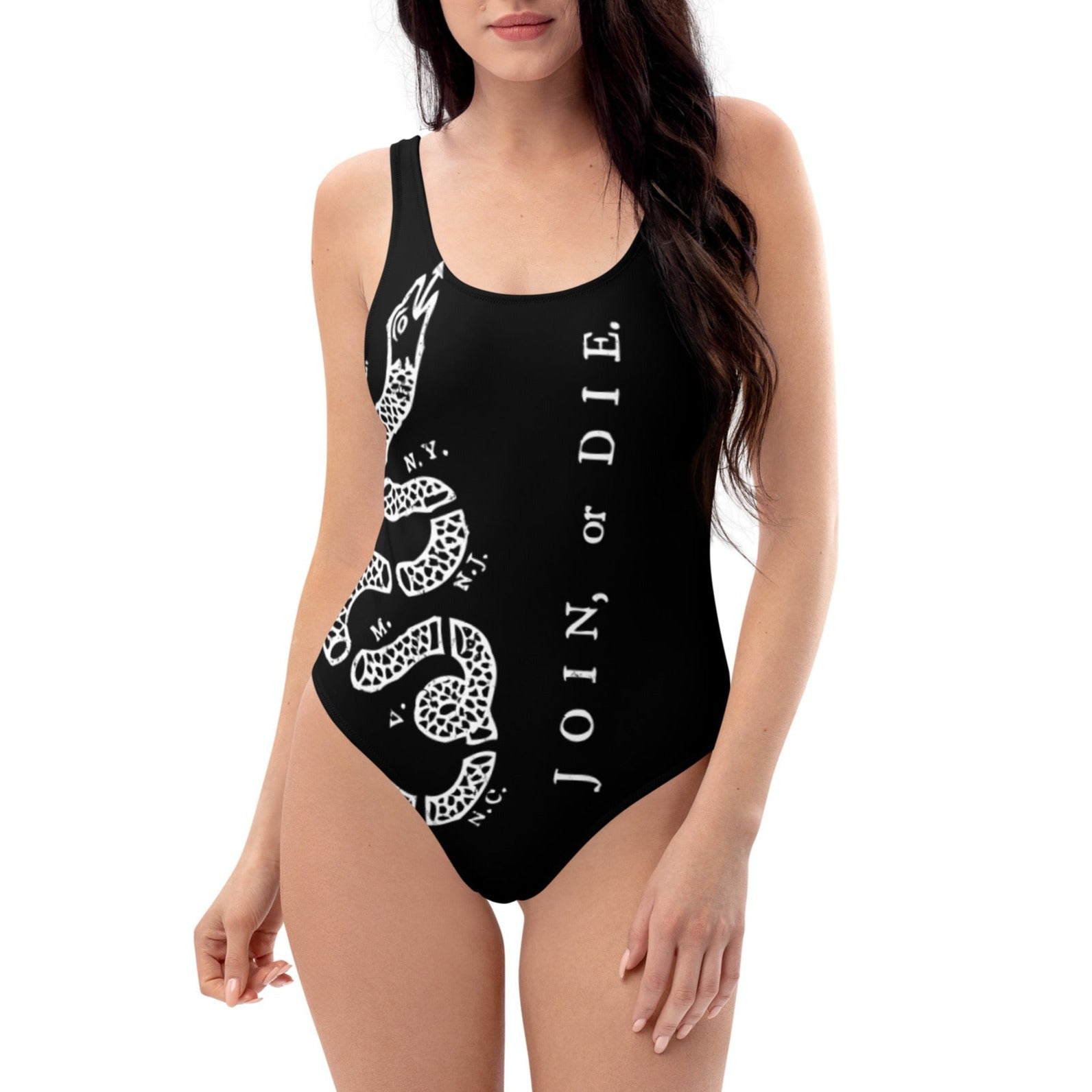 Join or Die One-Piece Swimsuit