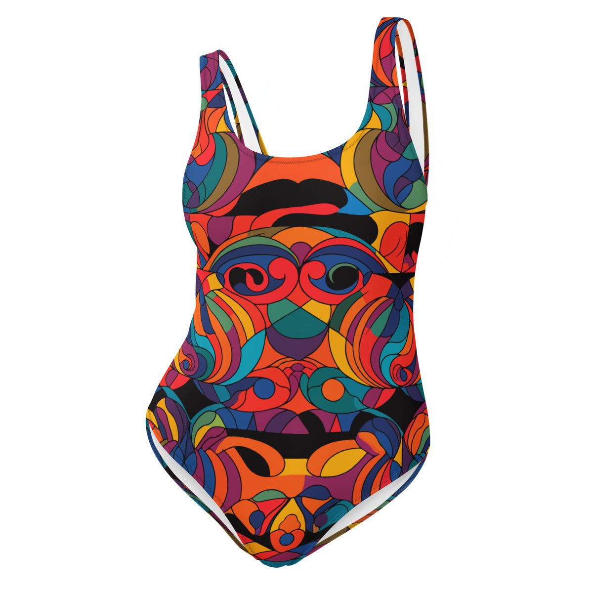 Kaleidoscopic One-Piece Swimsuit