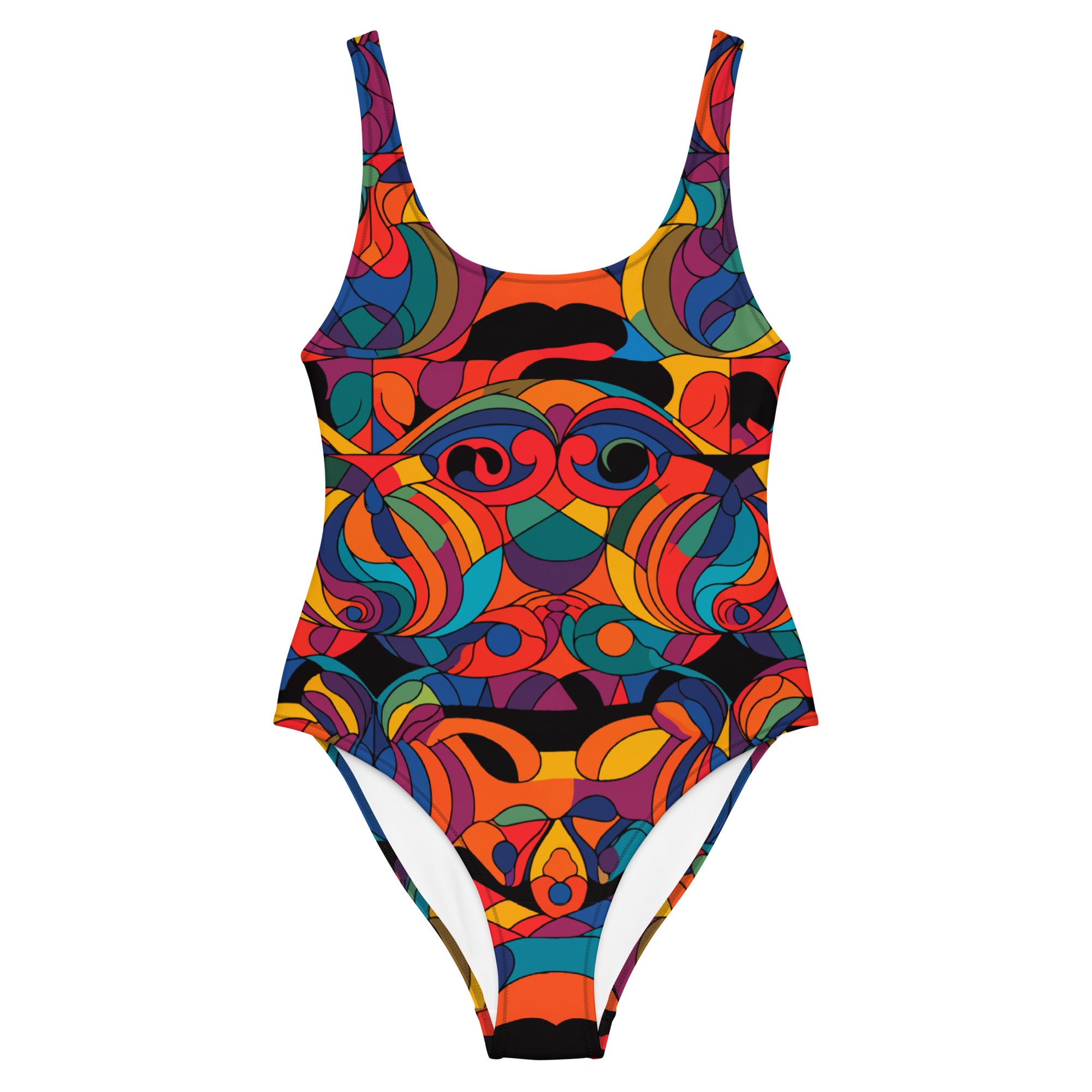 Kaleidoscopic One-Piece Swimsuit