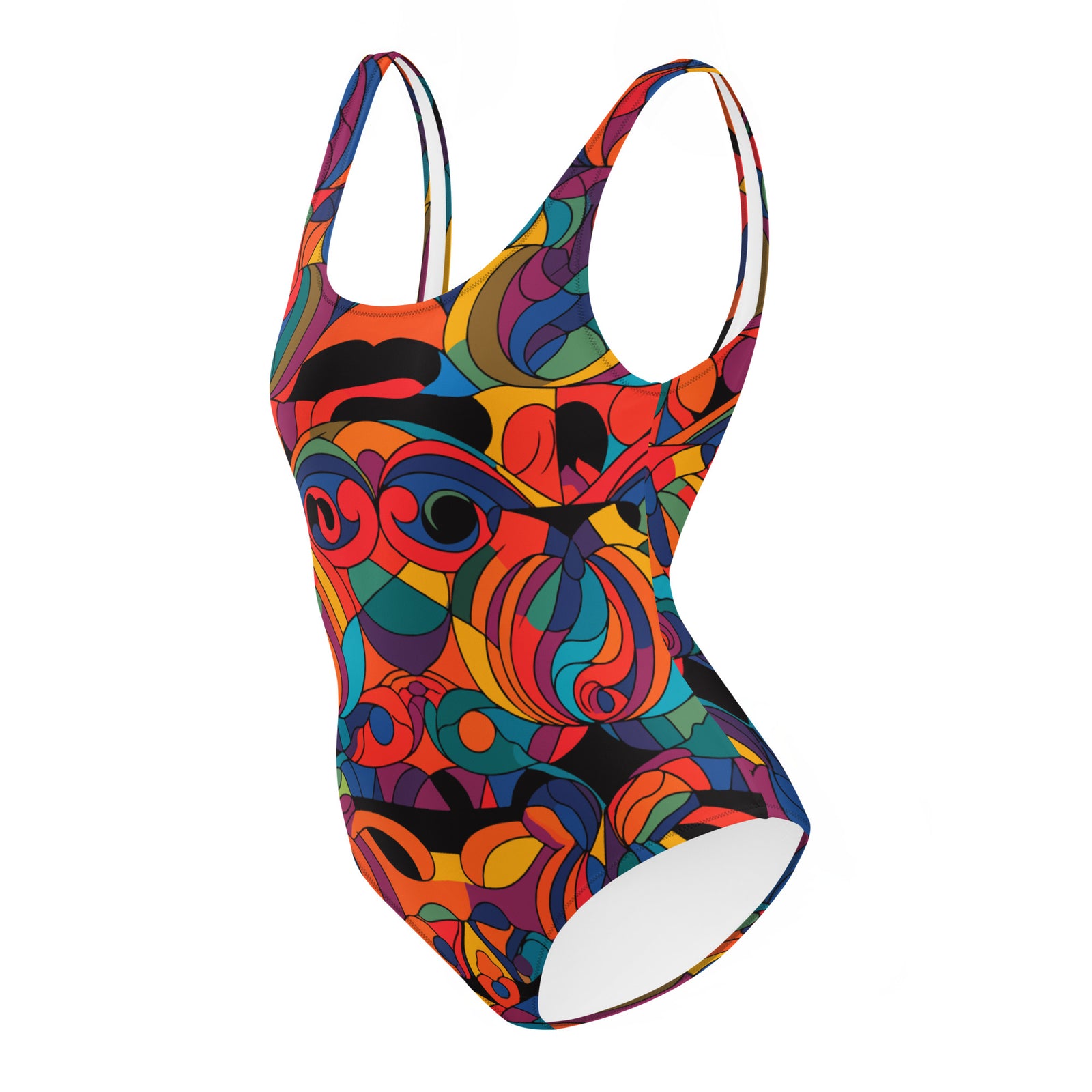Kaleidoscopic One-Piece Swimsuit
