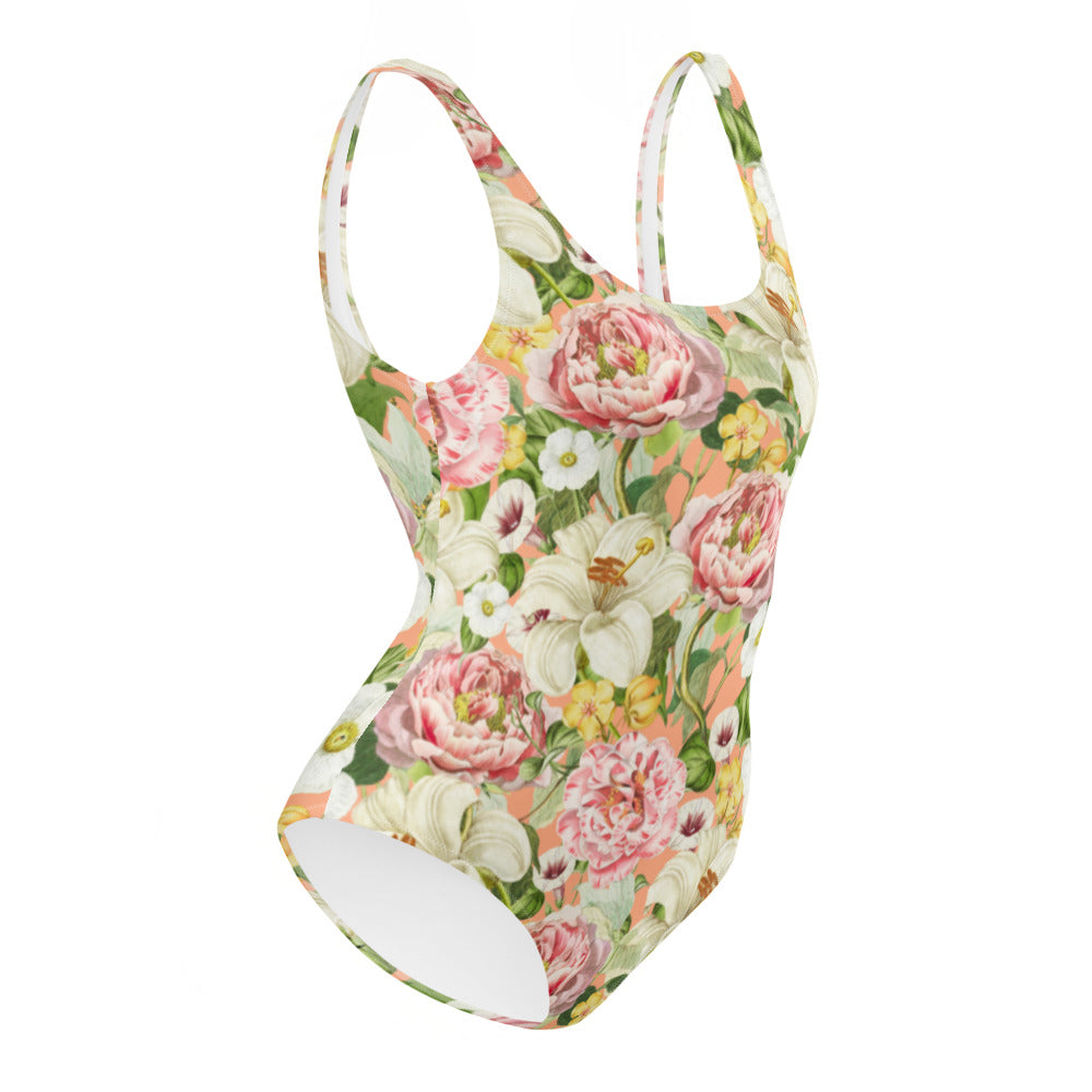 July Bloom Floral One-Piece Swimsuit - Liberty Maniacs
