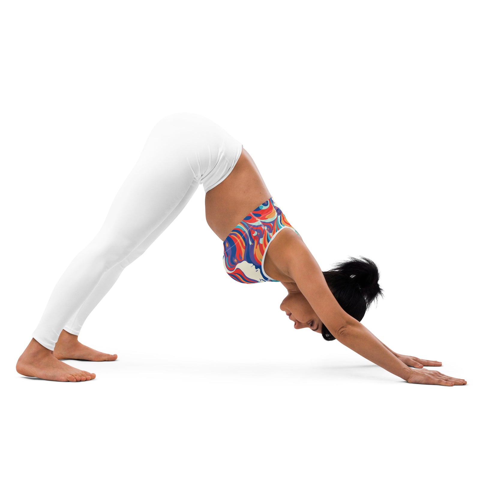 Glaser Psychedelic Woman Padded Sports Bra