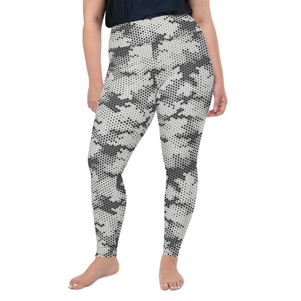 Halvtone Camo Plus Size Leggings