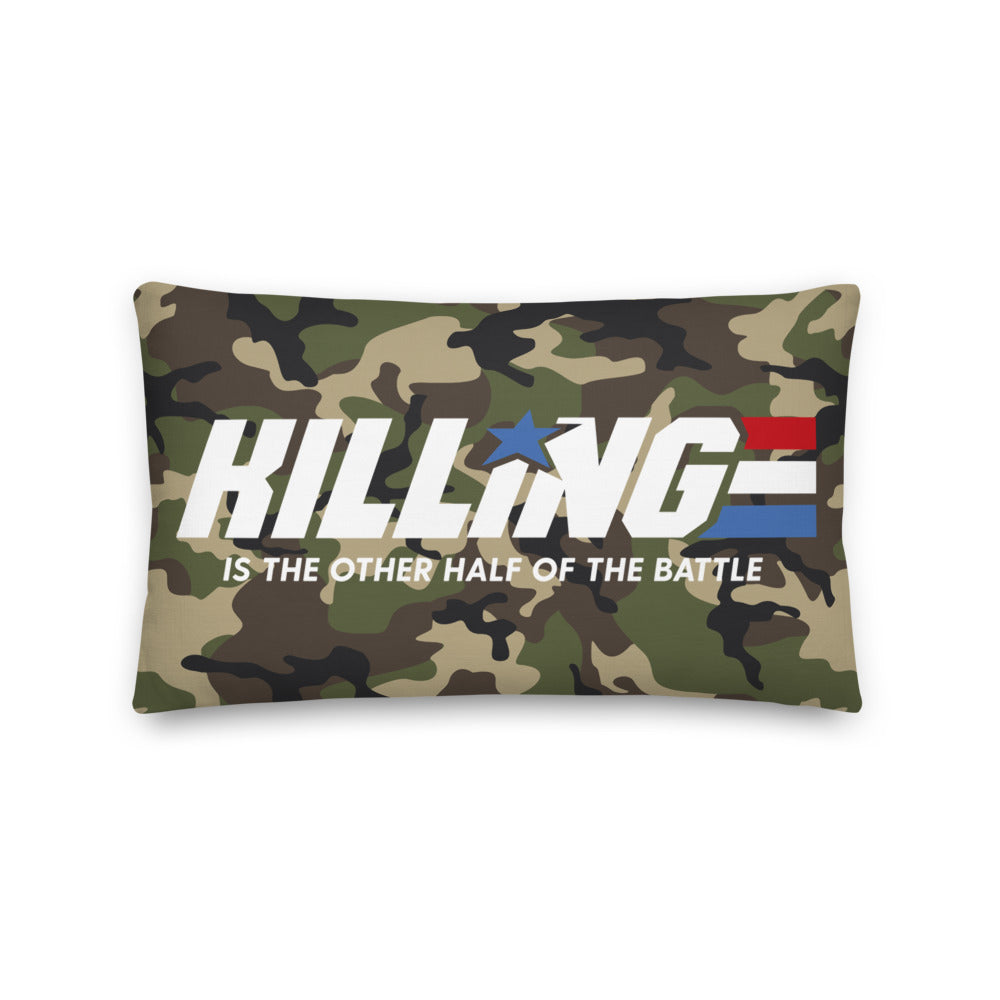 Half the Battle Throw Pillow