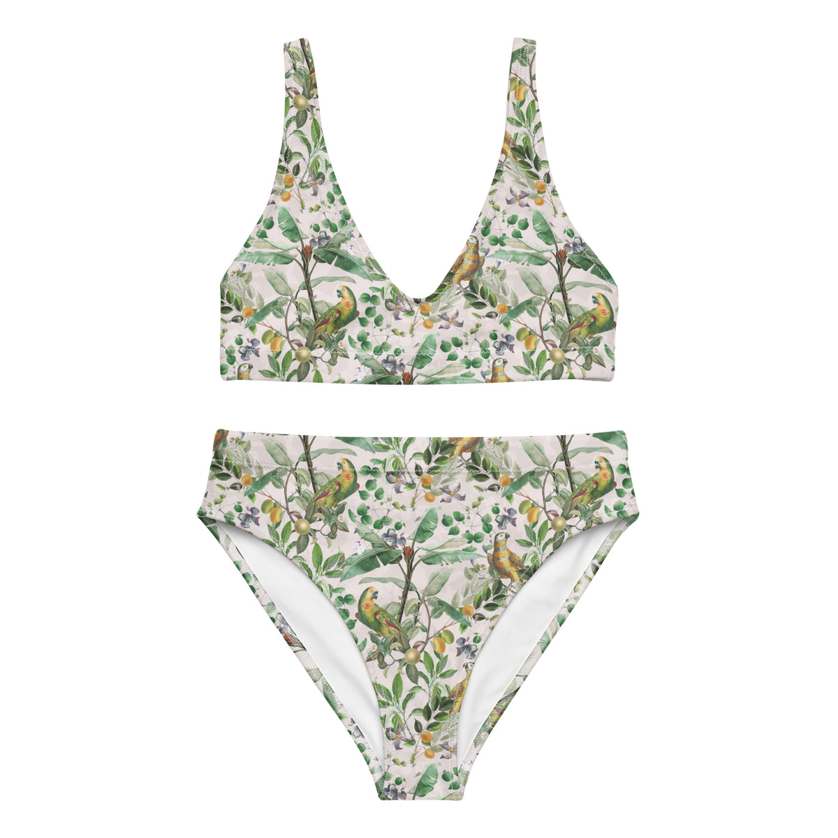 Tropical Treasures Recycled High-waisted Bikini