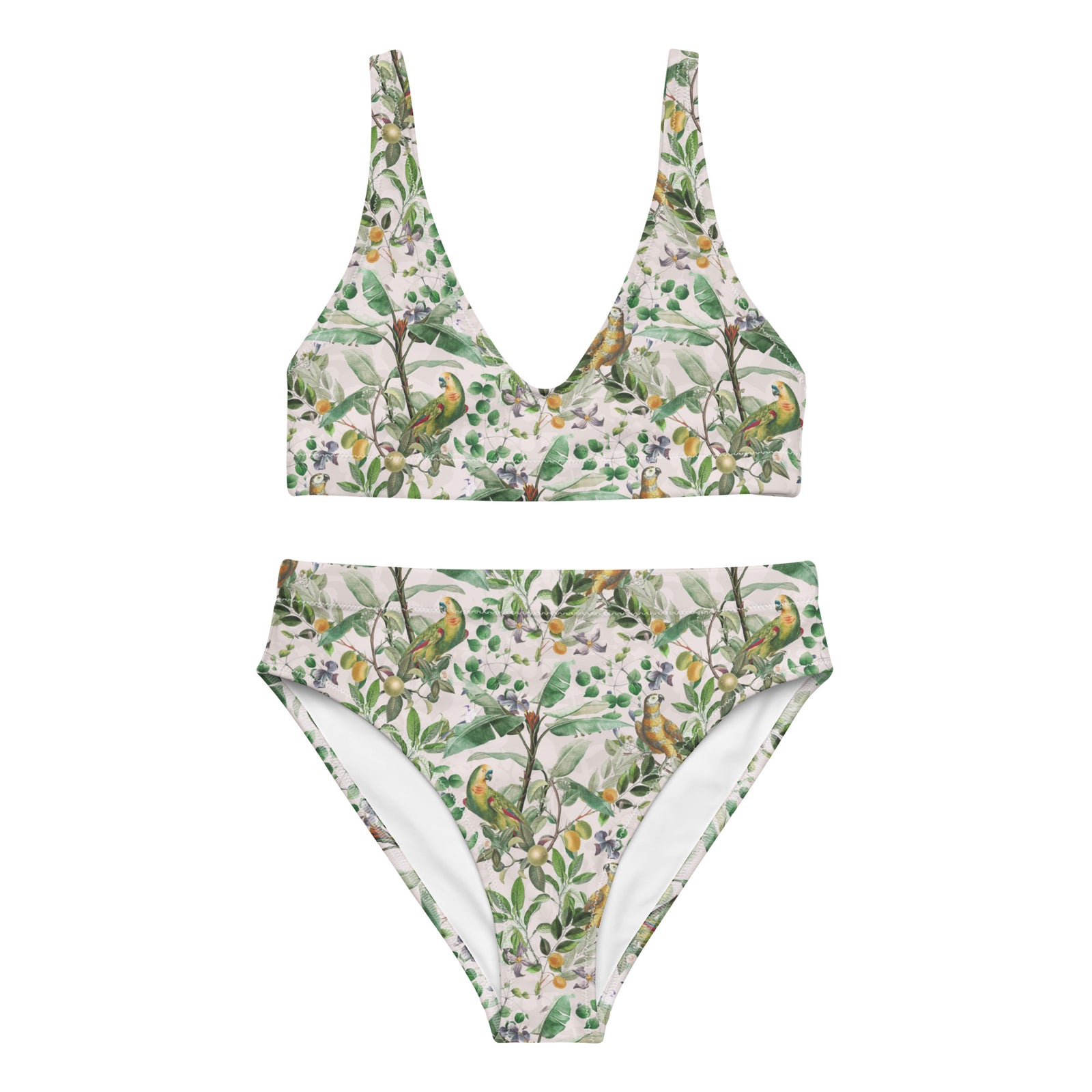Tropical Treasures Recycled High-waisted Bikini