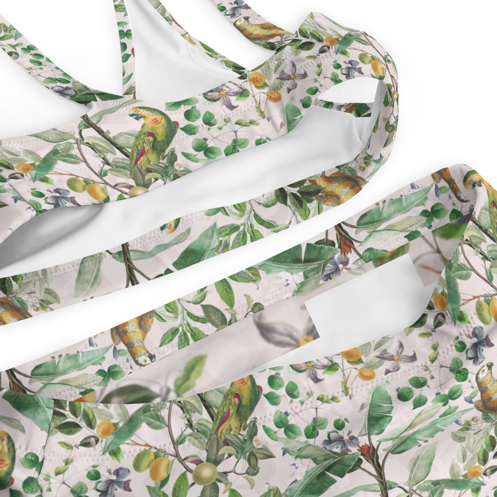 Tropical Treasures Recycled High-waisted Bikini