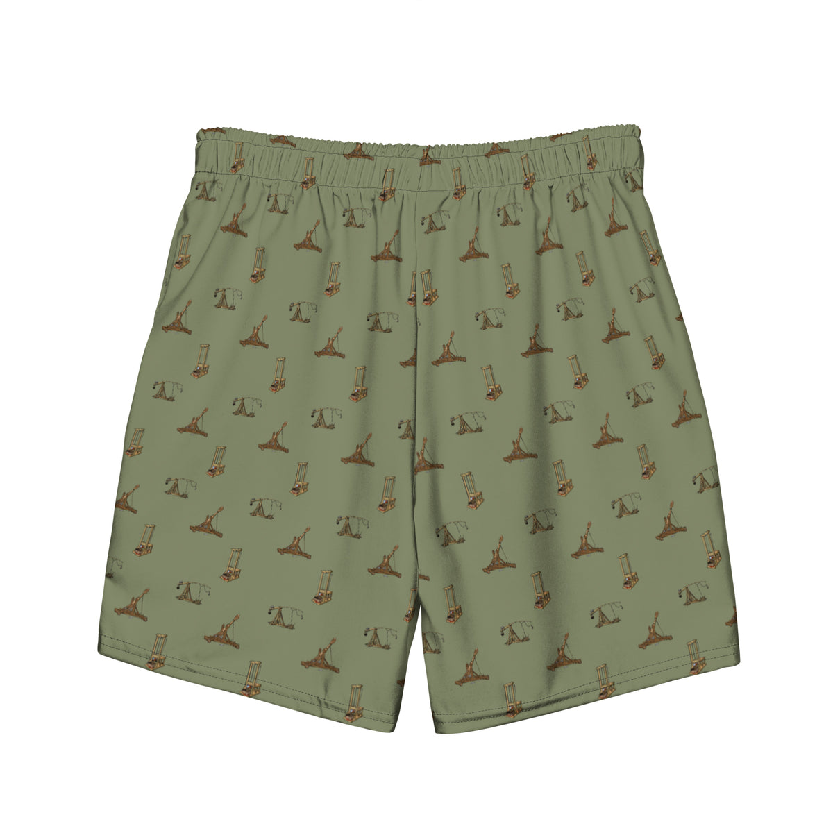 Catapults Trebuchets and Guillotines Men&#39;s Swim Trunks