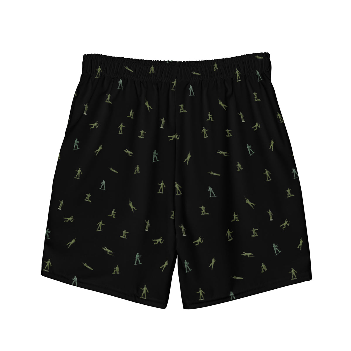 Little Green Army Men Pattern Men&#39;s Swim Trunks