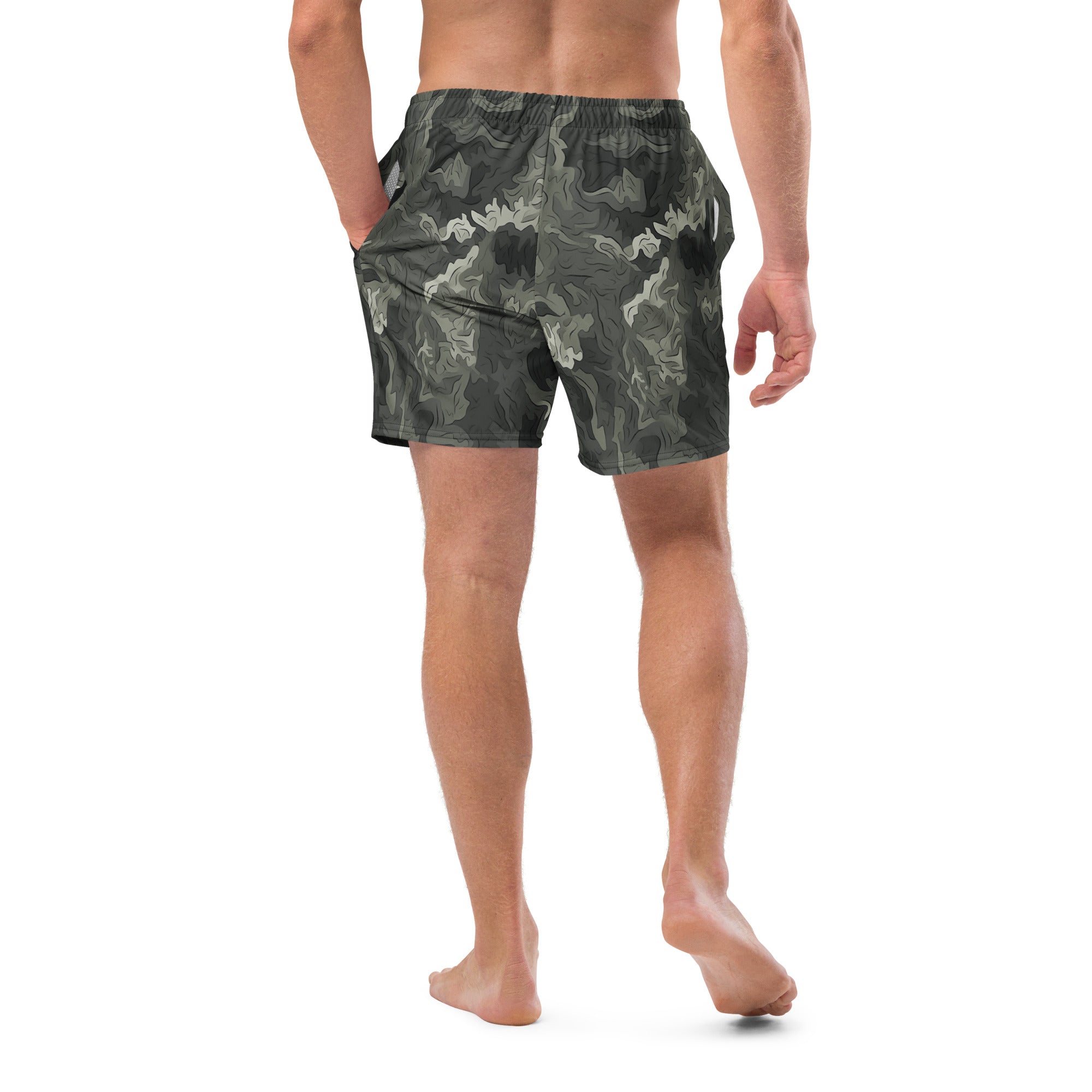 Greyzone Organic Woodland Camouflage Men's Swim Trunks