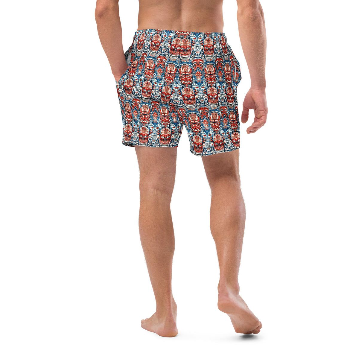 Freaky Deaky Tiki Men&#39;s Swim Trunks