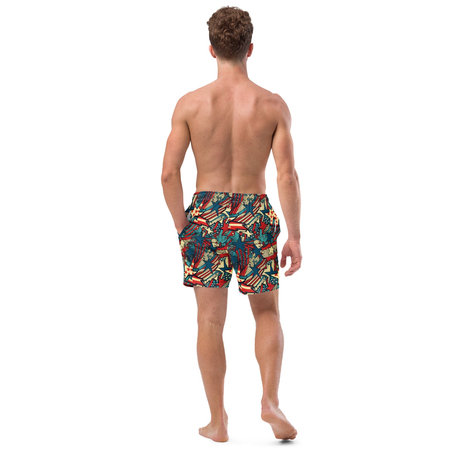 USA Splash Men's Swim Trunks