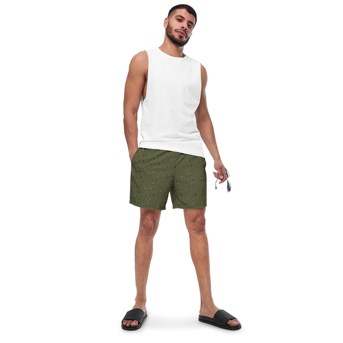 Shroomin&#39; Safari Men&#39;s Swim Trunks