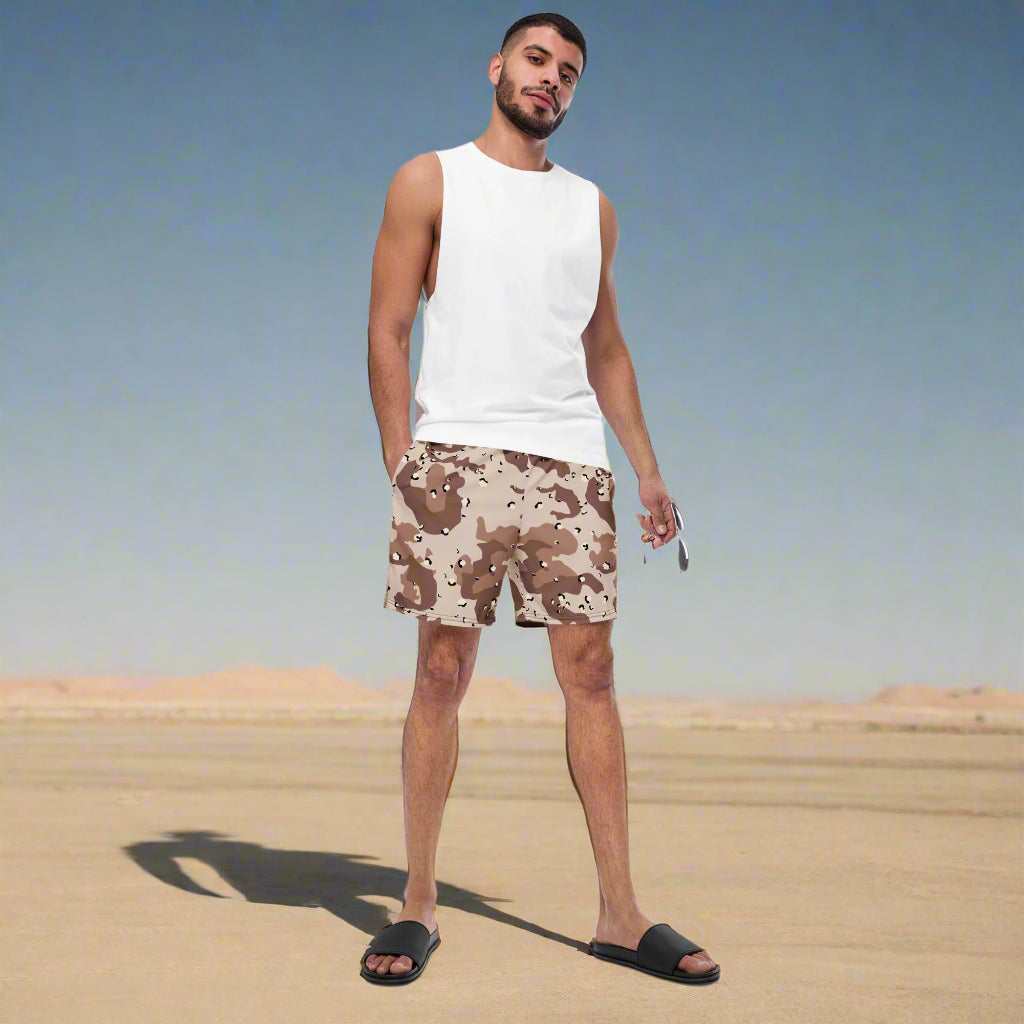 DCU Desert Camo Men's Swim Trunks