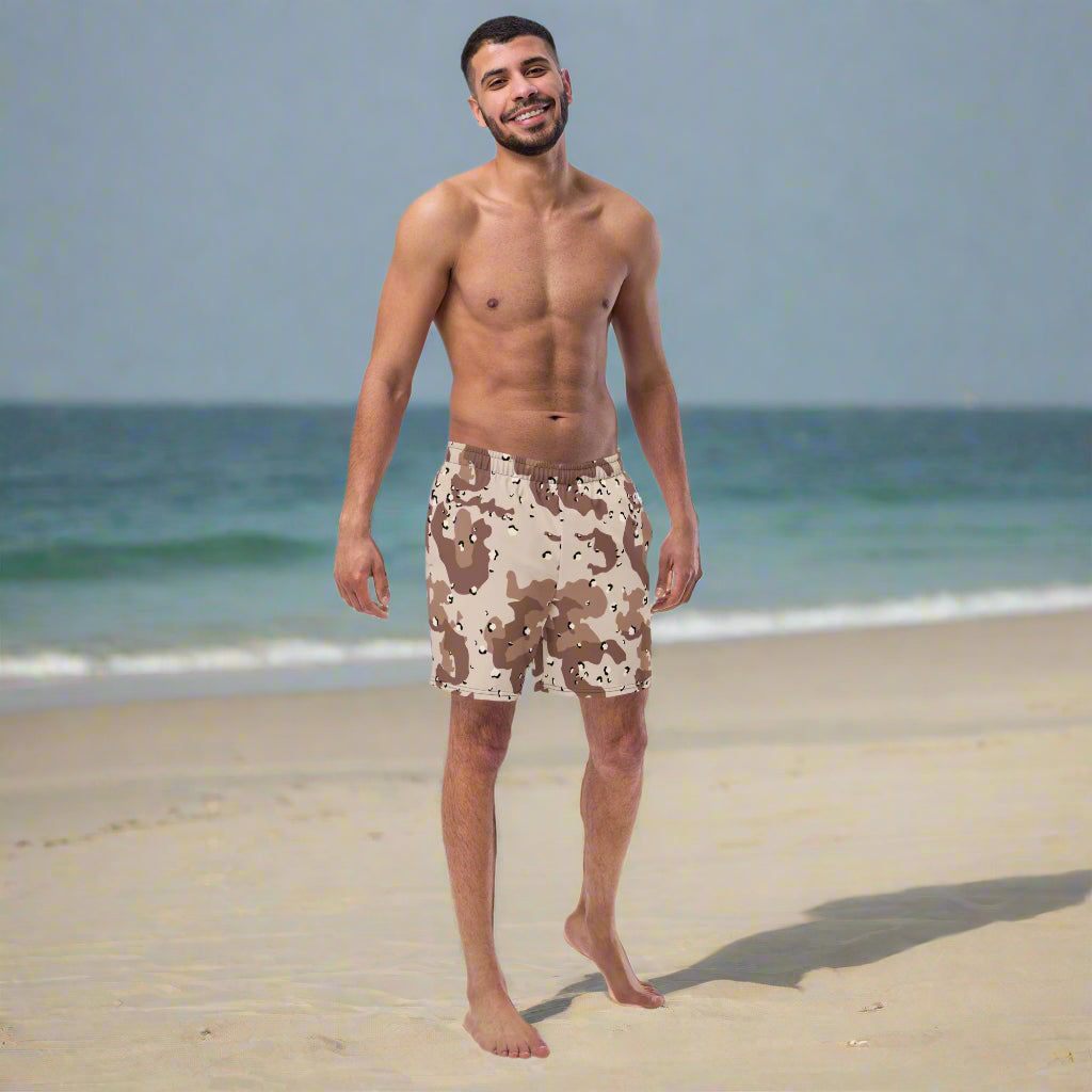 DCU Desert Camo Men's Swim Trunks