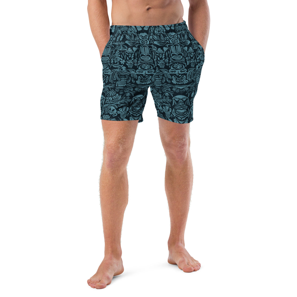 Sneaky Tiki Men&#39;s Swim Trunks