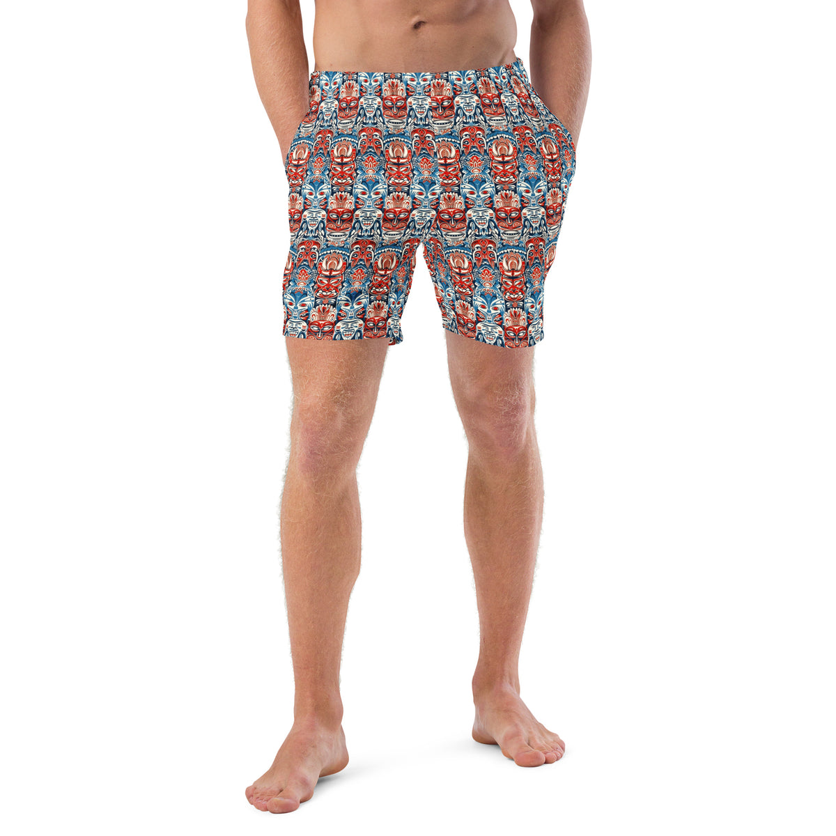 Freaky Deaky Tiki Men&#39;s Swim Trunks