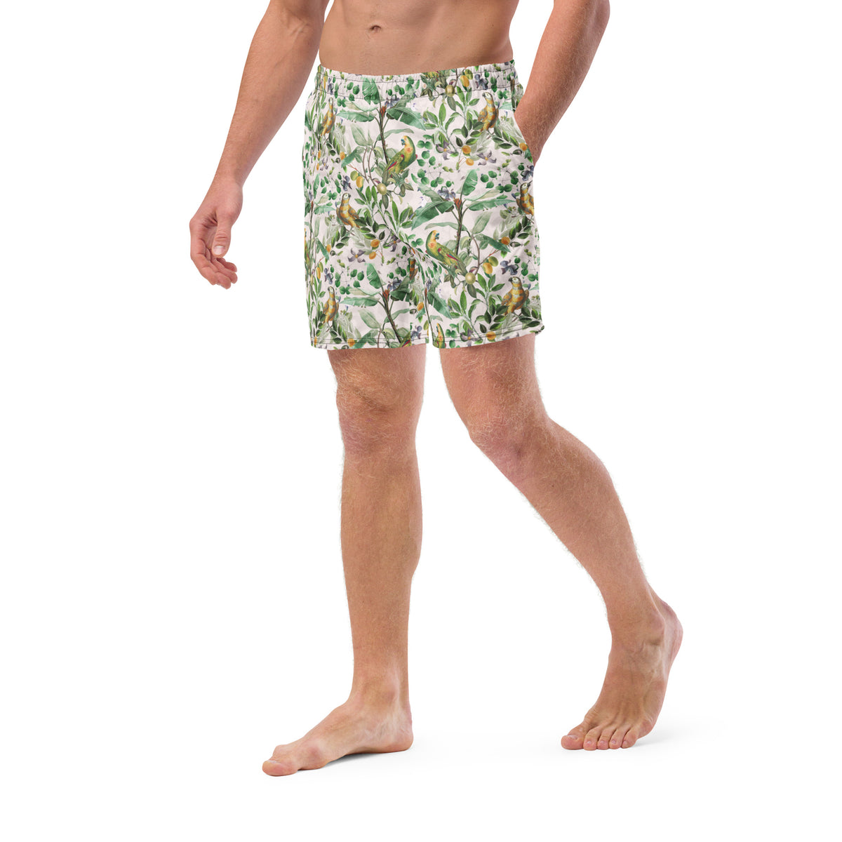 Tropical Treasures Men&#39;s Swim Trunks