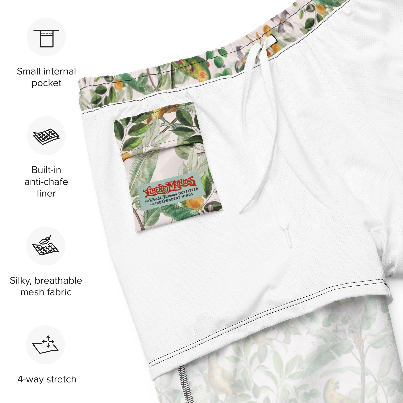Tropical Treasures Men's Swim Trunks