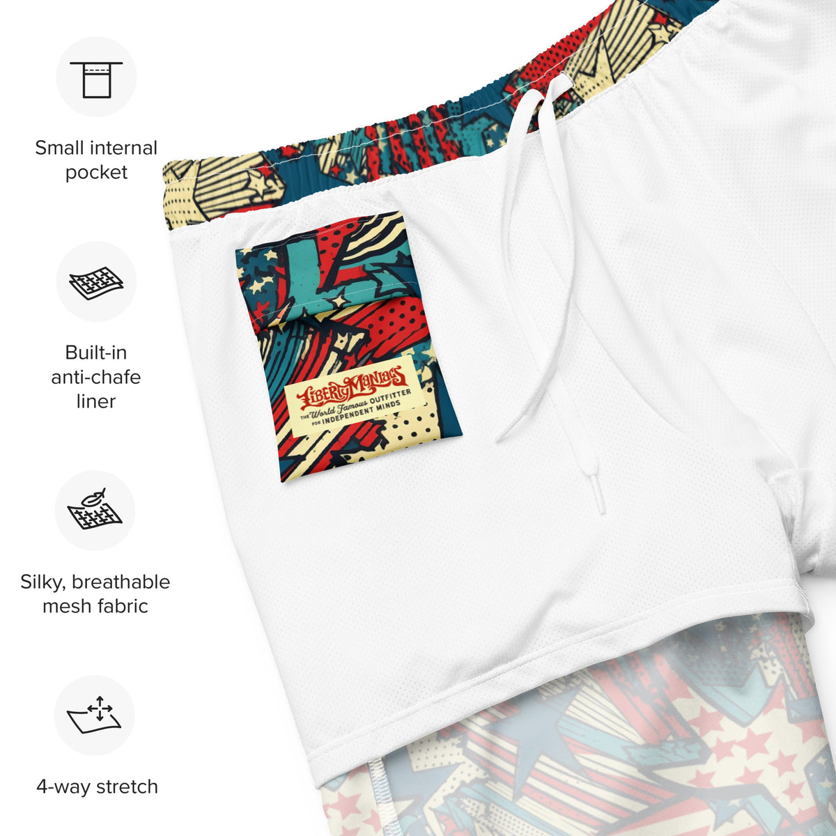 USA Splash Men&#39;s Swim Trunks