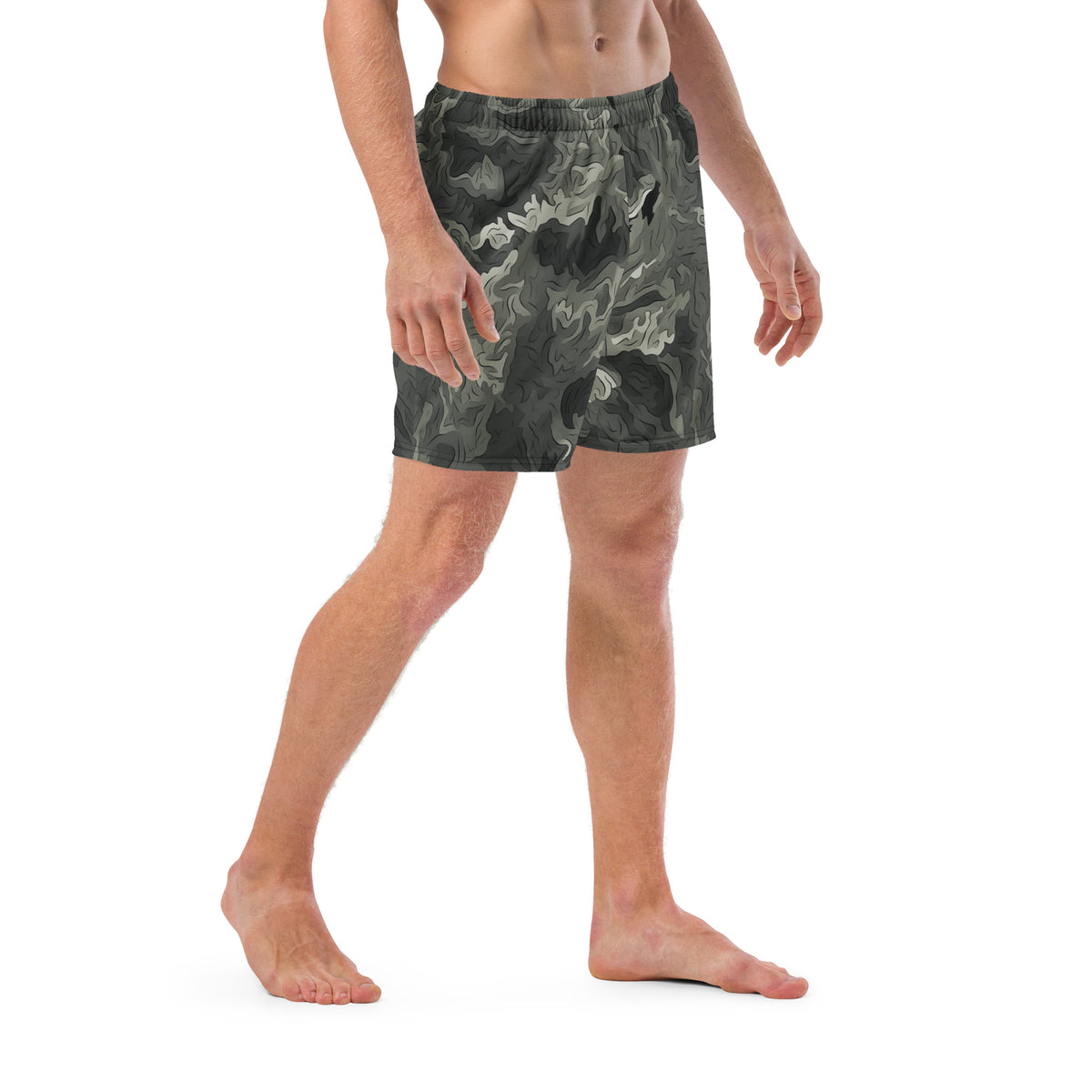 Greyzone Organic Woodland Camouflage Men&#39;s Swim Trunks