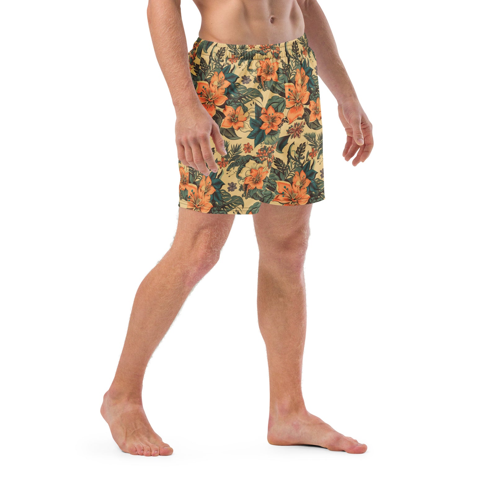 Kailua 1948 Men's Handmade Hawaiian Swim Trunks
