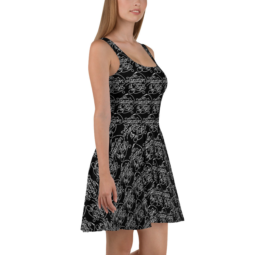 Taxation Is Theft Skater Dress