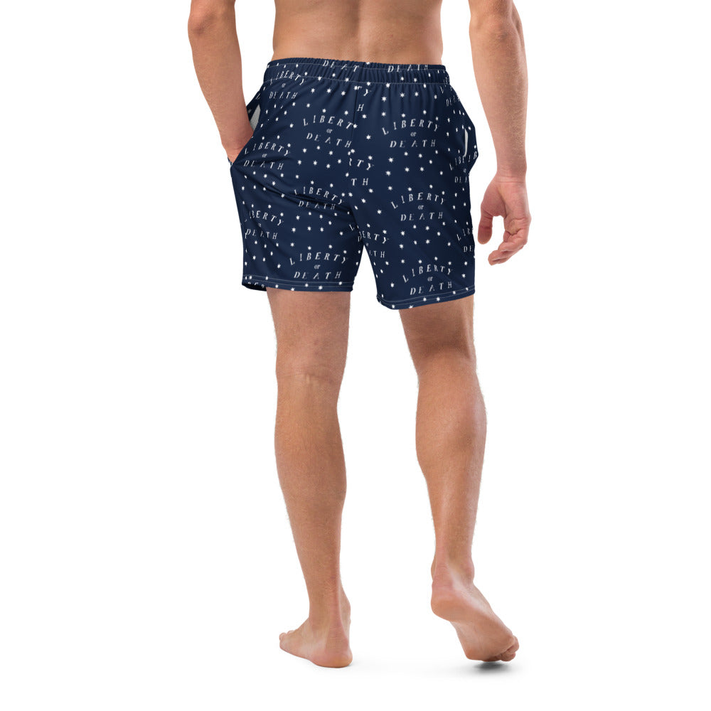Liberty Or Death Star Spangled Men's swim trunks
