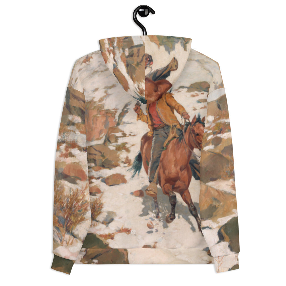 Hot Pursuit Painting Unisex Hoodie