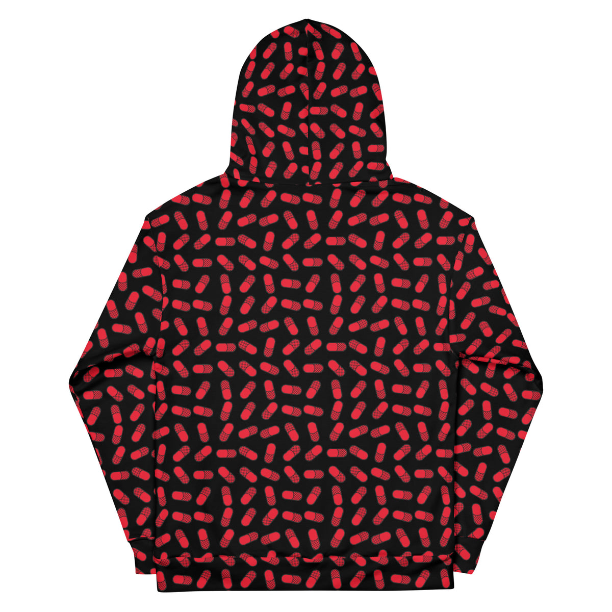 Red Pill Unisex Brushed Fleece Hoodie