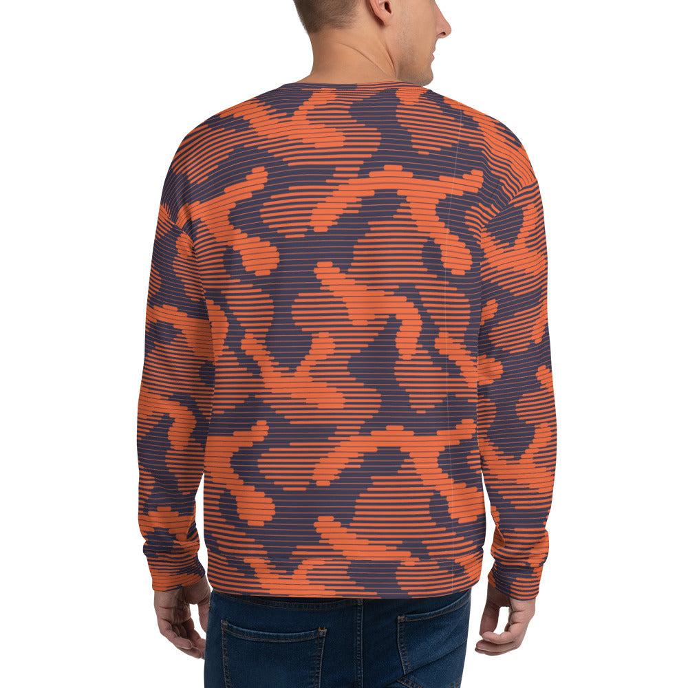 Orange Crusher Camo Crewneck Sweatshirt