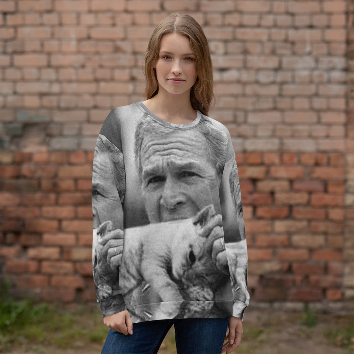 George Bush Eating Pussy Unisex Sweatshirt