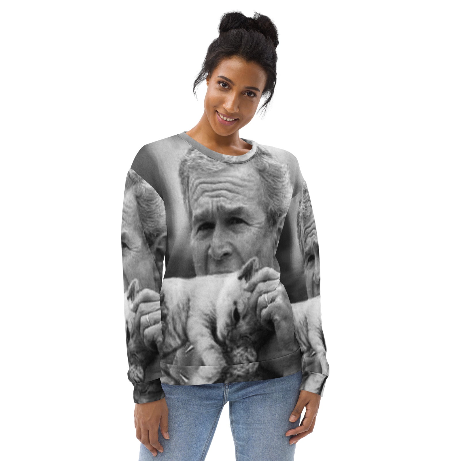 George Bush Eating Pussy Unisex Sweatshirt