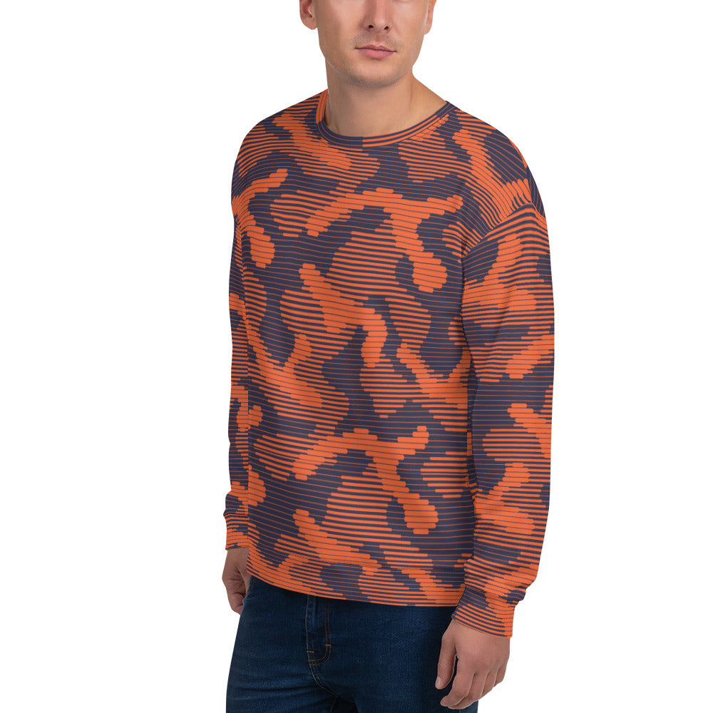 Orange Crusher Camo Crewneck Sweatshirt