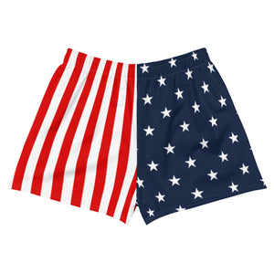 American Flag Women's Athletic Short Shorts