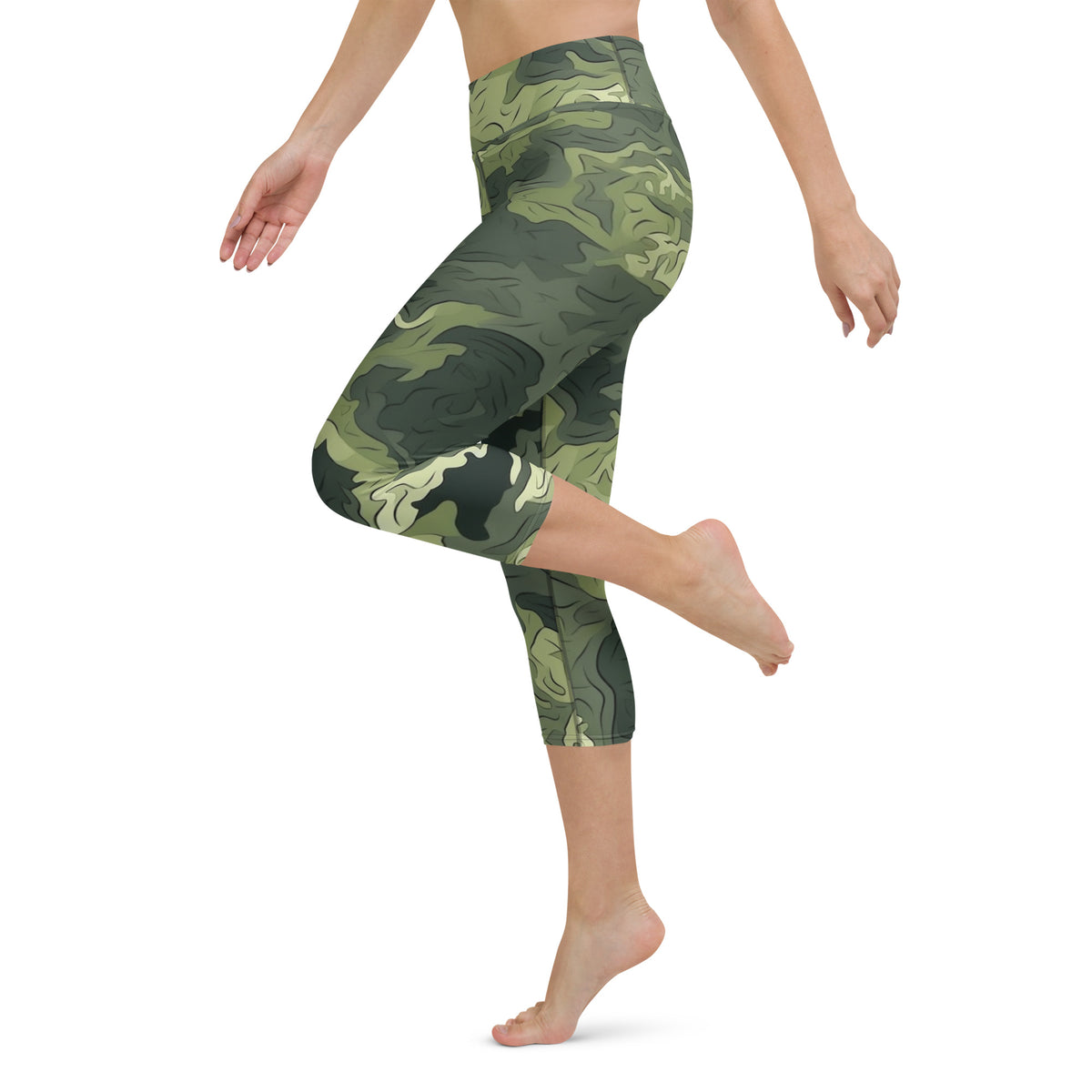 Mossy Grounds Organic Woodland Yoga Capri Leggings