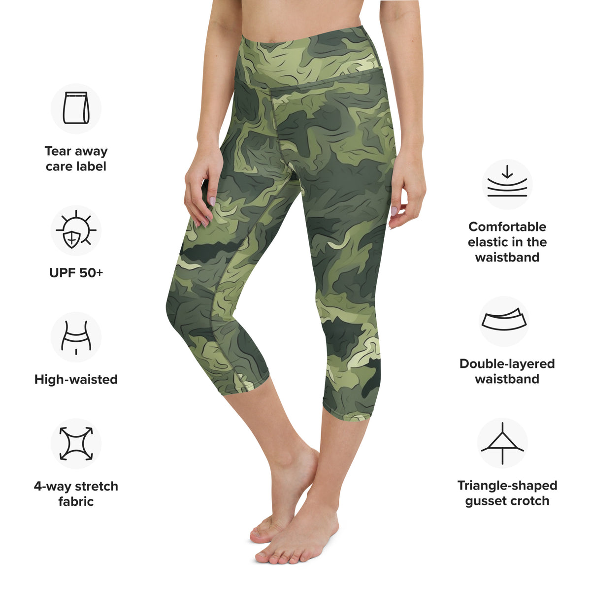 Mossy Grounds Organic Woodland Yoga Capri Leggings