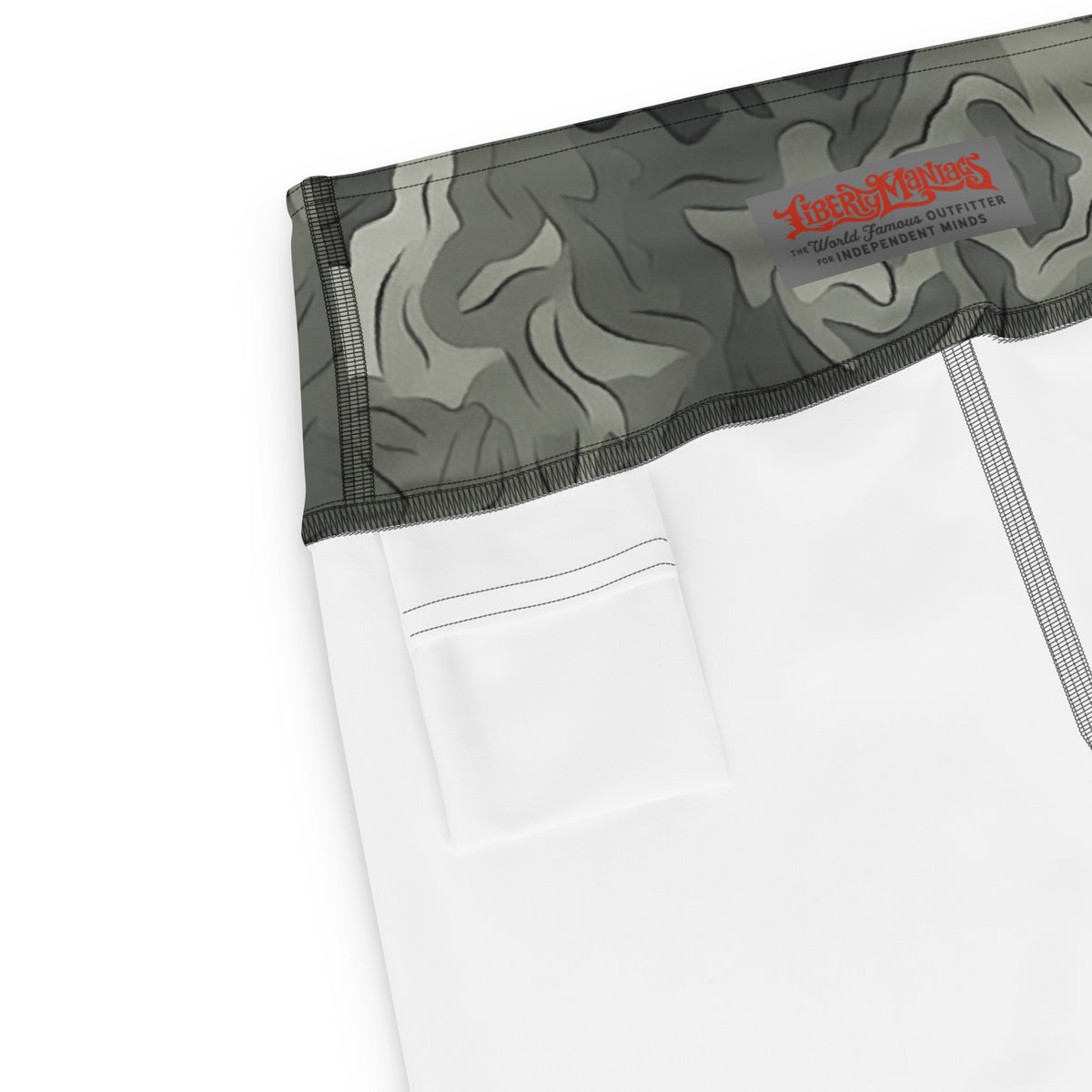 Greyzone Organic Woodland Pattern Yoga Capri Leggings